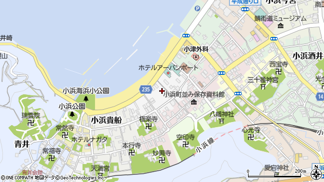〒917-0051 福井県小浜市小浜白鳥の地図