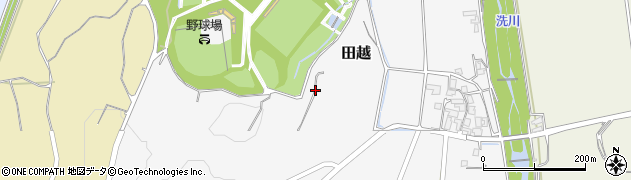 鳥取県琴浦町（東伯郡）田越周辺の地図