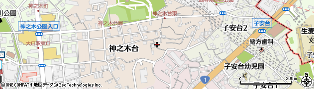 プリエール横浜神之木台周辺の地図