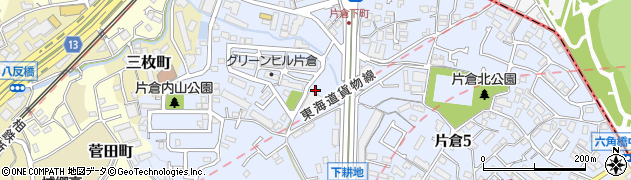 神奈川県横浜市神奈川区片倉4丁目10周辺の地図