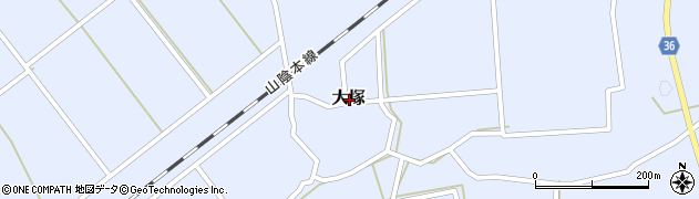 鳥取県西伯郡大山町大塚周辺の地図