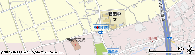 神奈川県横浜市神奈川区菅田町2014周辺の地図