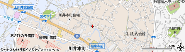 神奈川県横浜市旭区川井本町周辺の地図