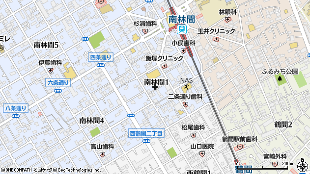 〒242-0006 神奈川県大和市南林間の地図