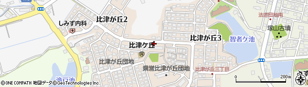 松江比津が丘簡易郵便局周辺の地図