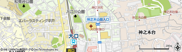 ＭＥＧＡドン・キホーテユニー（ＵＮＹ）　横浜大口店周辺の地図