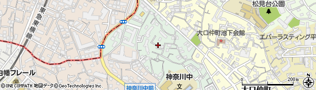 神奈川県横浜市神奈川区西大口周辺の地図