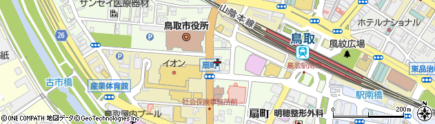鳥取県鳥取市扇町106周辺の地図