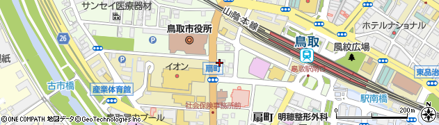 鳥取県鳥取市扇町107周辺の地図