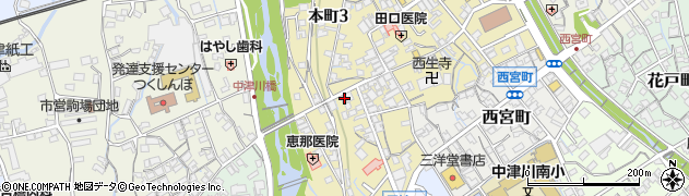 菊花美容院周辺の地図