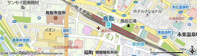 株式会社ジェイアール西日本　ビルト　鳥取営業所周辺の地図