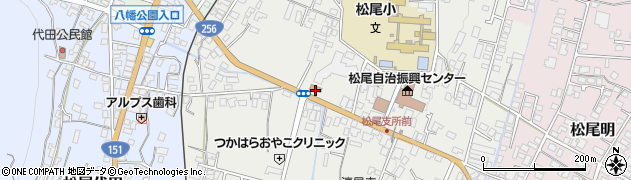 飯田警察署松尾警察官駐在所周辺の地図