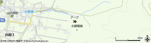 株式会社アーク　富士吉田工場周辺の地図