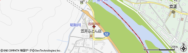 西島神社周辺の地図