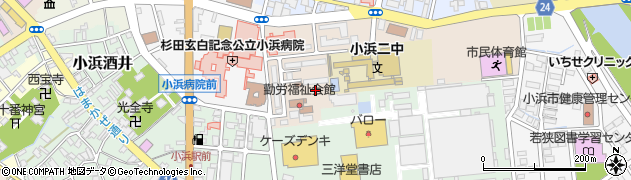 福井県職員後瀬公舎周辺の地図