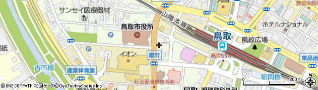 鳥取県鳥取市扇町110周辺の地図