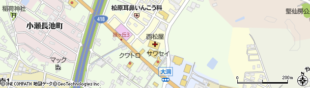 西松屋関店周辺の地図