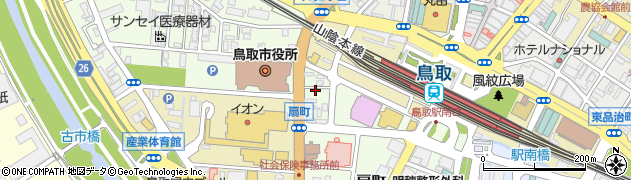 鳥取県鳥取市扇町111周辺の地図