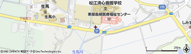 島根県松江市東生馬町1周辺の地図