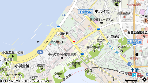 〒917-0065 福井県小浜市小浜住吉の地図