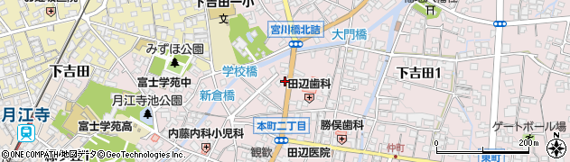 吉田本町郵便局周辺の地図