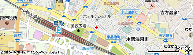 株式会社竹中工務店鳥取営業所周辺の地図