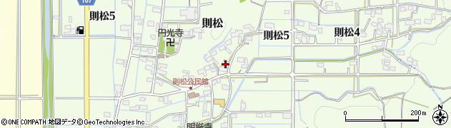 岐阜県岐阜市則松164周辺の地図