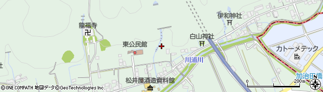 岐阜県加茂郡富加町加治田周辺の地図