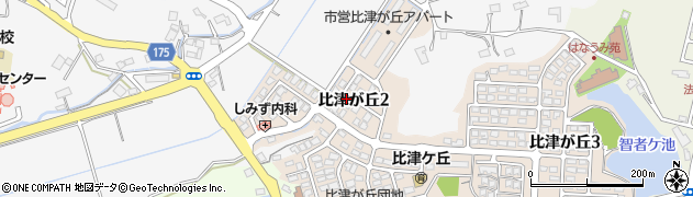 島根県松江市比津が丘2丁目周辺の地図