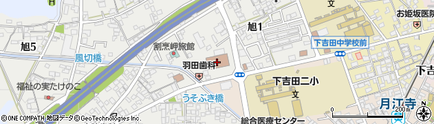 富士吉田警察署周辺の地図