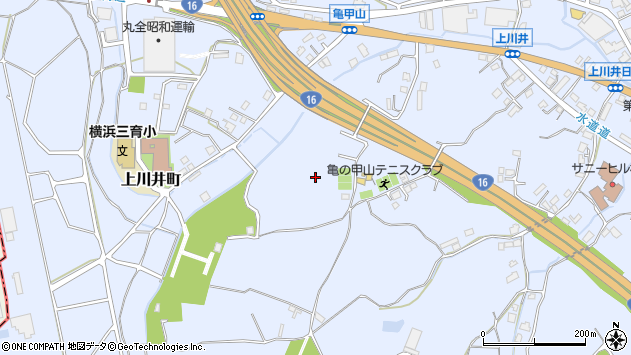 〒241-0802 神奈川県横浜市旭区上川井町の地図
