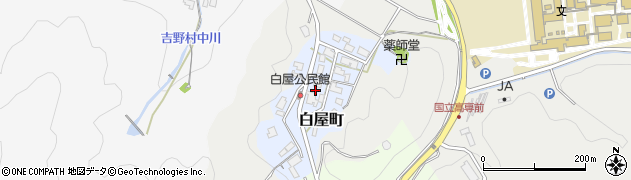 京都府舞鶴市白屋町周辺の地図