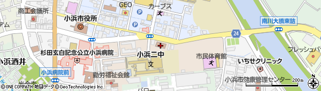福井地方法務局小浜支局周辺の地図
