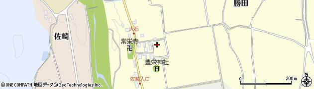 鳥取県東伯郡琴浦町勝田182周辺の地図