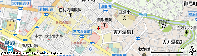 鳥取県鳥取市末広温泉町402周辺の地図