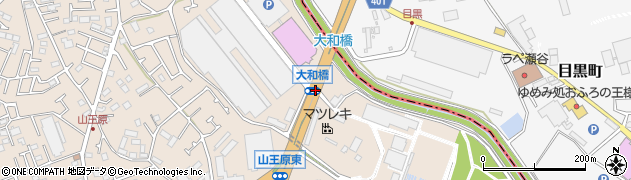 大和橋周辺の地図