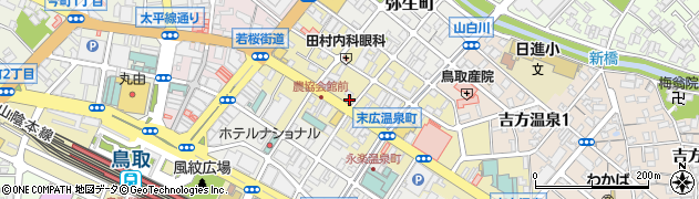 鳥取県鳥取市末広温泉町270周辺の地図