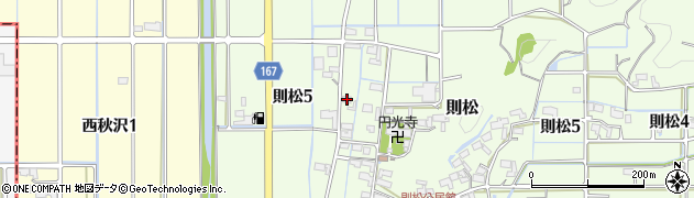 岐阜県岐阜市則松59周辺の地図