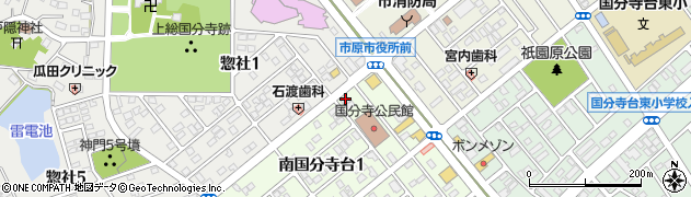 ヘアートップ美容室　国分寺１号店周辺の地図