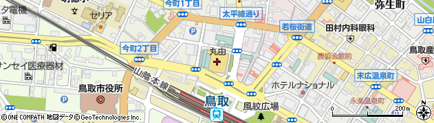 古市庵鳥取大丸店周辺の地図
