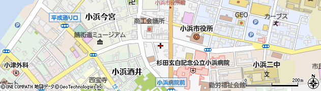 福井新聞小浜西販売店周辺の地図