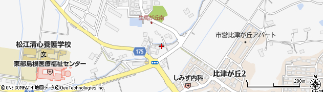 島根県松江市東生馬町505周辺の地図