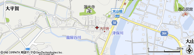 岐阜県加茂郡富加町大平賀1101周辺の地図