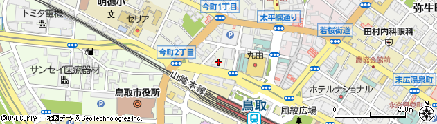 有限会社鳥取駅前駐車場周辺の地図