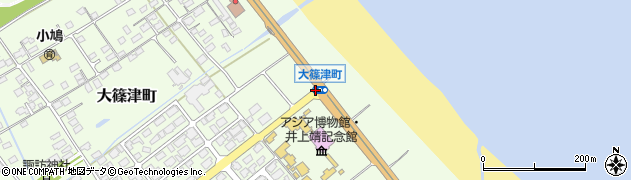 大篠津町周辺の地図