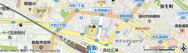 オリックスレンタカー鳥取駅前店周辺の地図