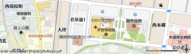関市役所　総合福祉施設障害者福祉センター周辺の地図