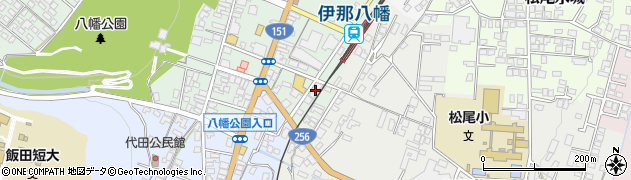 長野県飯田市八幡町2131周辺の地図