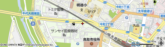 車検の速太郎鳥取店周辺の地図