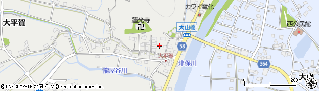 岐阜県加茂郡富加町大平賀1134周辺の地図